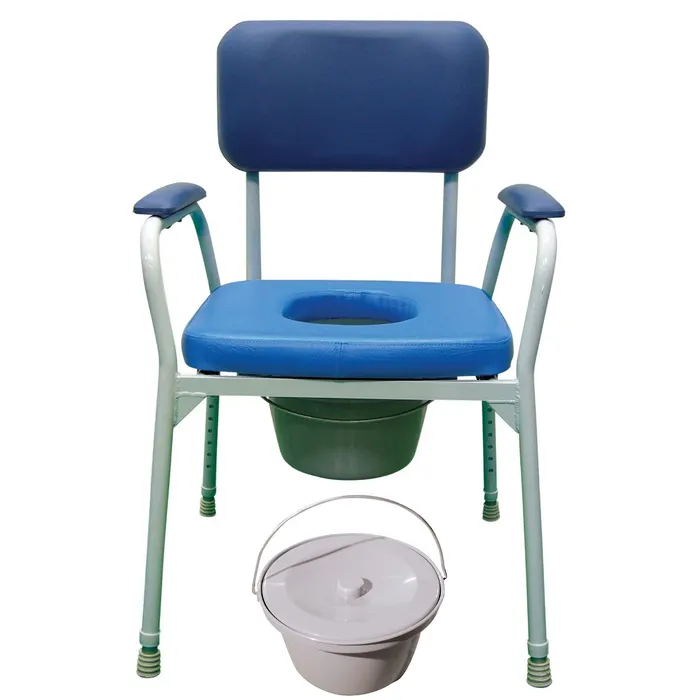 Homecraft Aluminium Deluxe Bedside Commode, 4/ctn