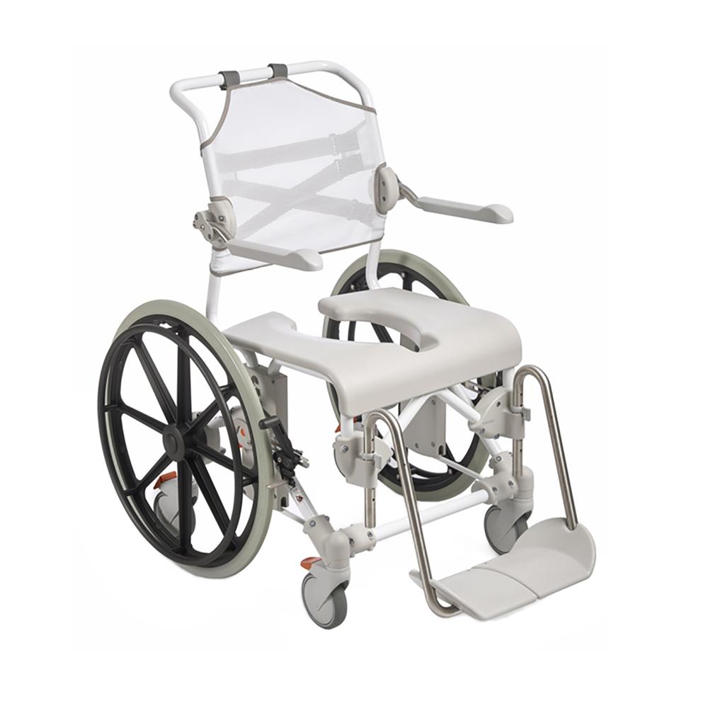 Etac Swift Mobil-2 24" Self Propelled Shower Commode