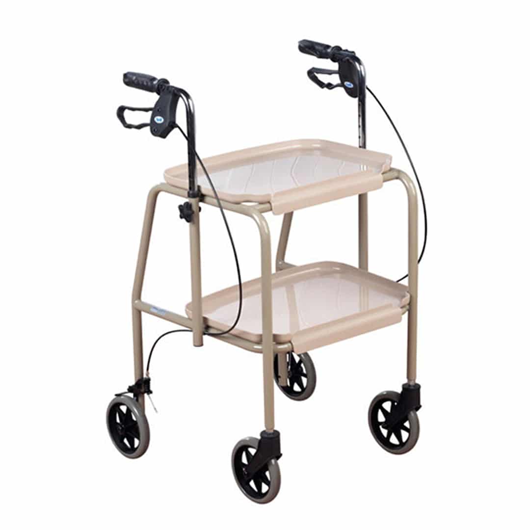 Days Tray Mobile Walker with Handbrakes