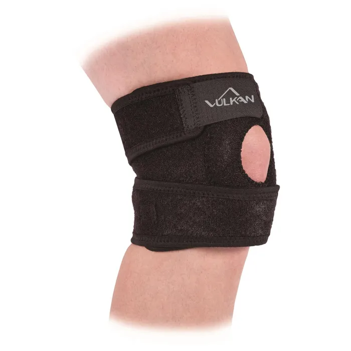 VULKAN Open Knee Support, Universal Size, Black