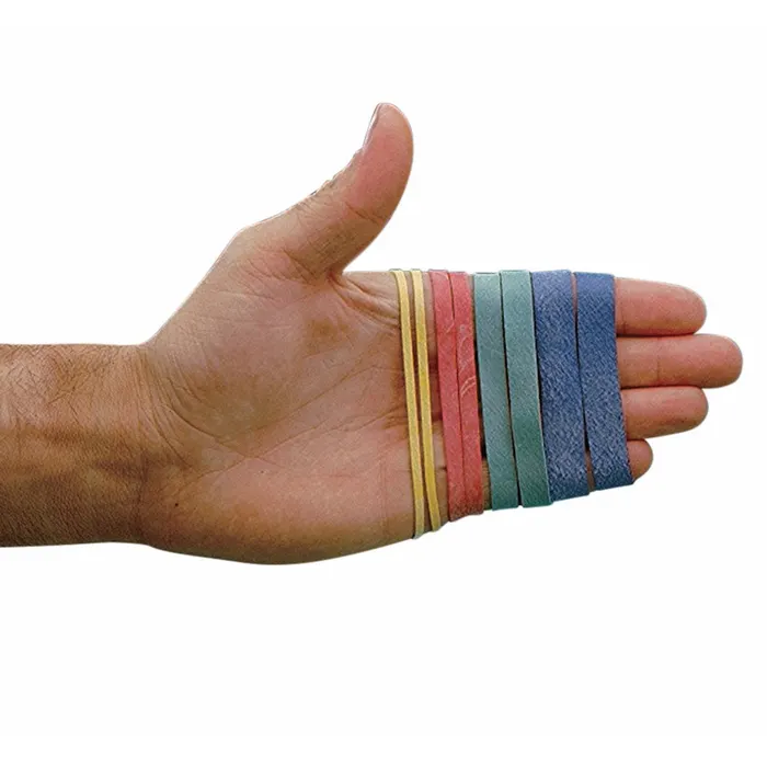 Colour-Coded Latex-Free Rubber Bands