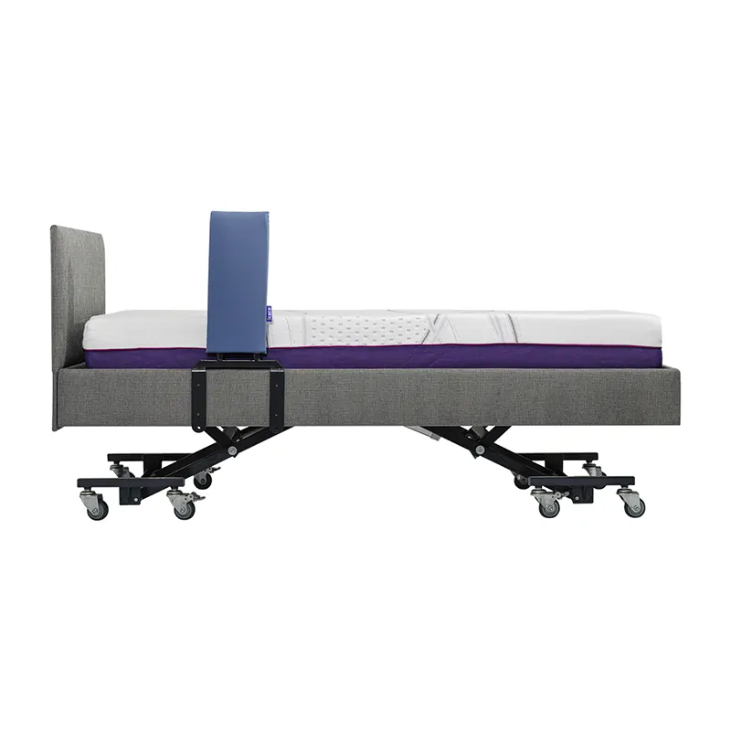 Icare Padded Side Rail Cover | Bed Stick with Return and U-Assist Rail