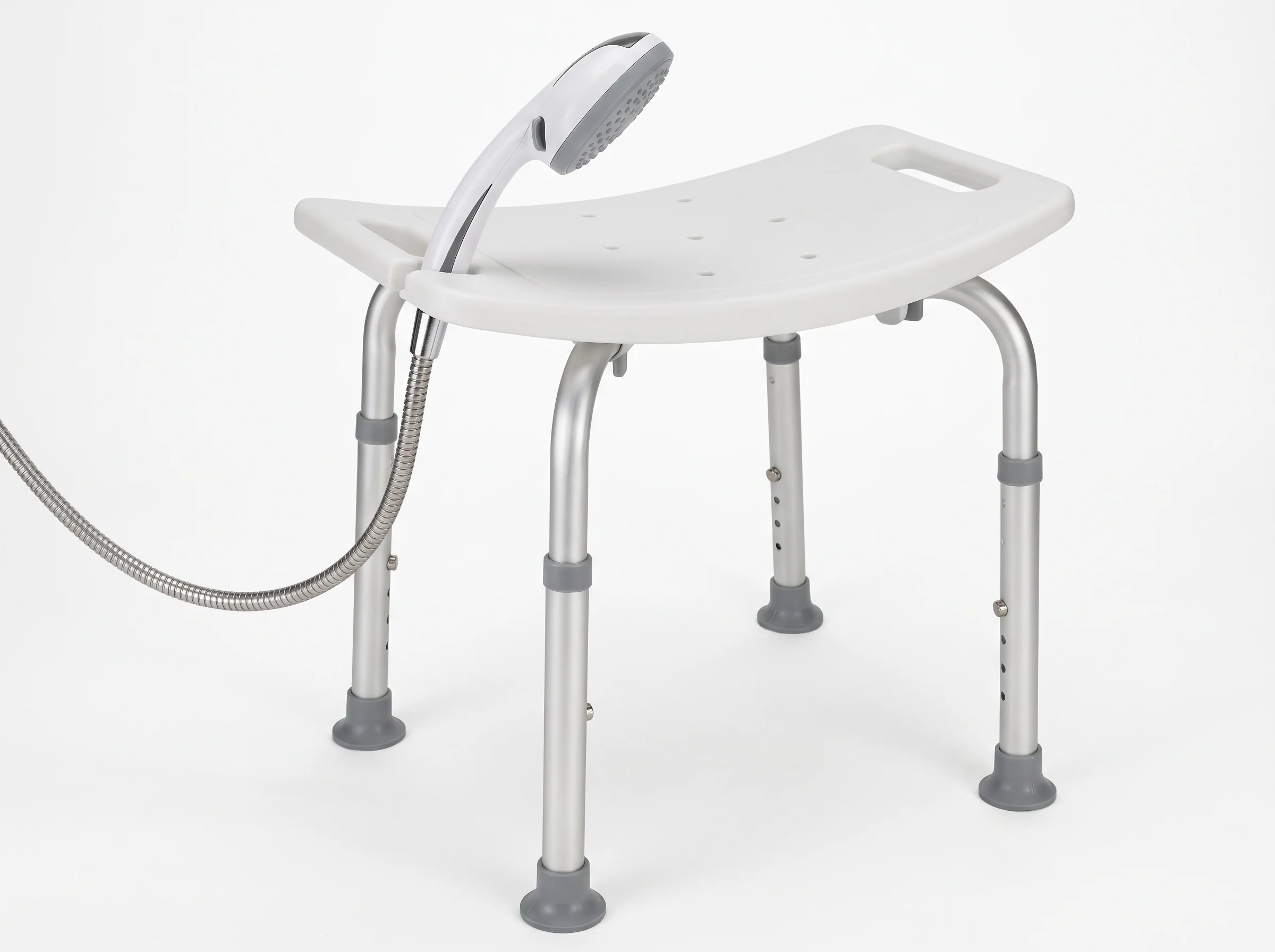Enjoycare Shower Stool with Contoured Seat & Handles – EK-S02